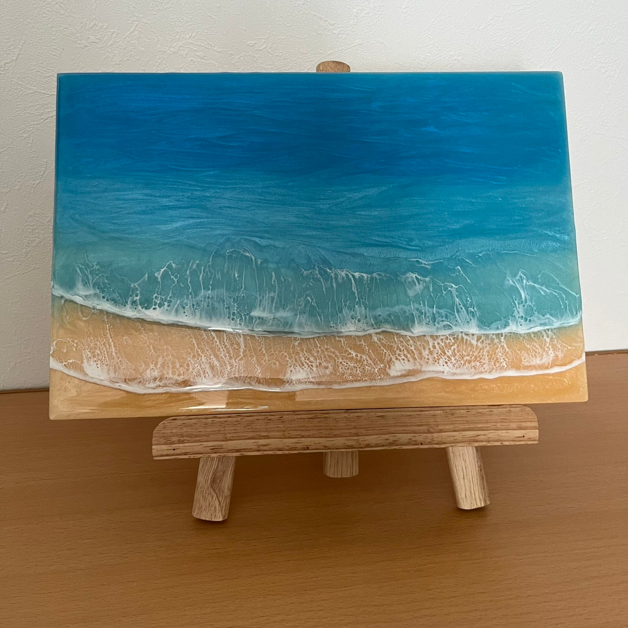 レジンで描く、癒しの海アート